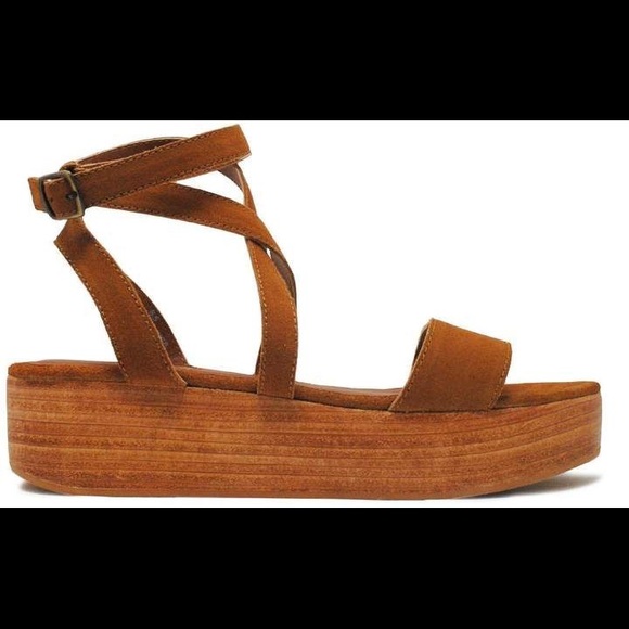 Able Pamela Flatform Wrap Sandal - Picture 1 of 6